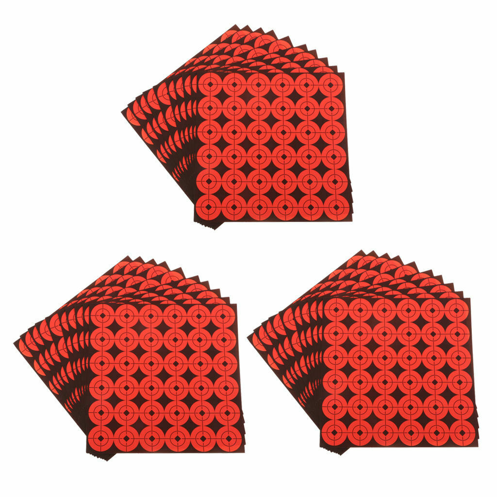 1080Pcs/30 Sheets Shooting Practicing Training Stickers Self Adhesive Target