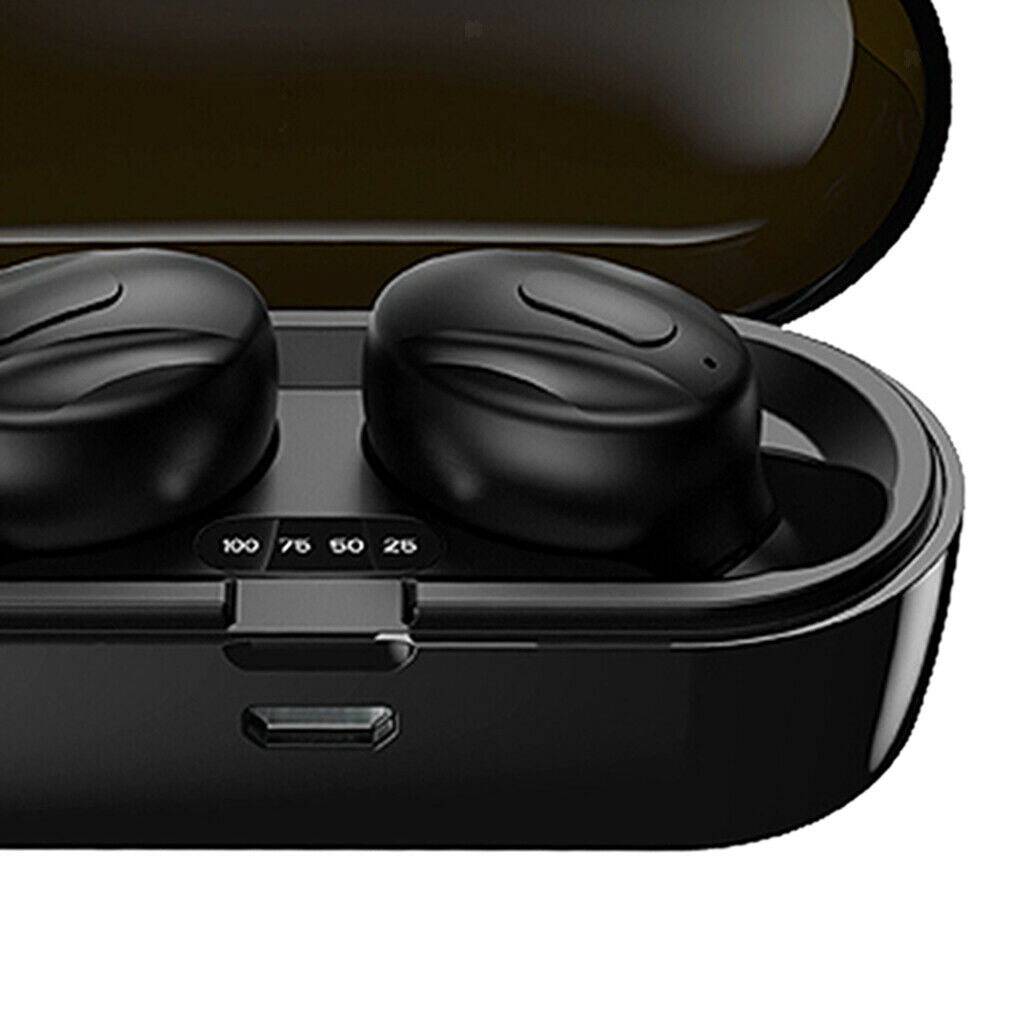 Sports Stereo  5.0 TWS Earphone Headphone Power Display With Mic