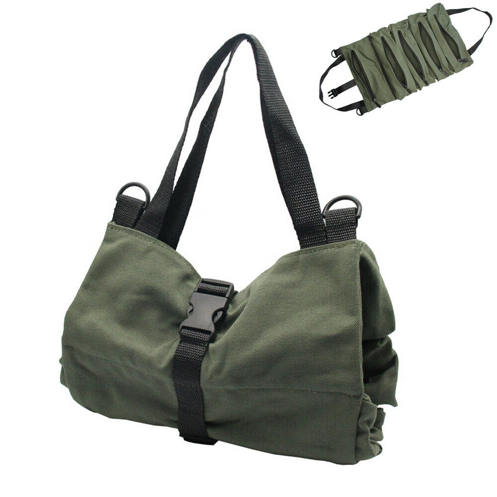 Universal Car Truck Tool Storage Bag Roll Pouch Hanging Tool Zipper Carrier Bag