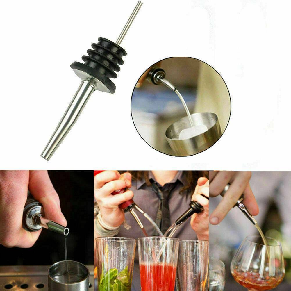 Kitchen Tool - Stainless Steel Wine Olive Oil Spirit Bottle Dispenser Spout Tool