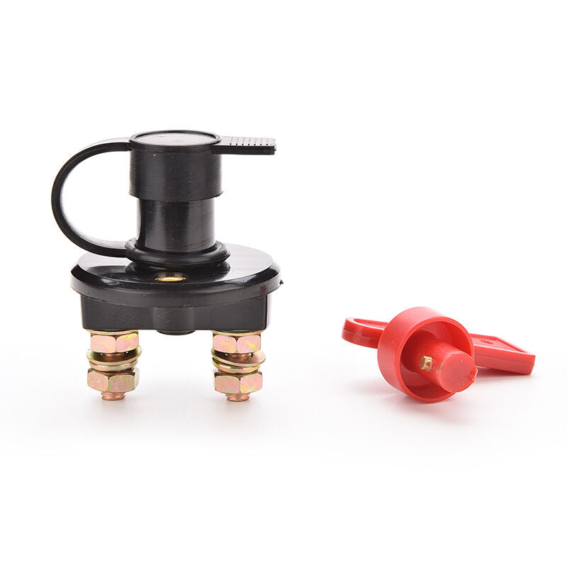 Head Battery Isolator Cut Off Power Kill Switch 12v+Key+Waterproof Cover RATP Tt