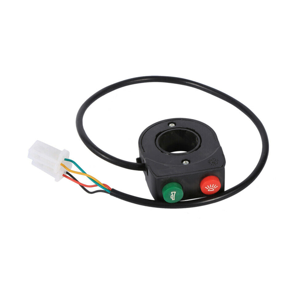 Motorcycle 12V Head Light Switch Horn ON/OFF Button For E-bike ATV Scooter