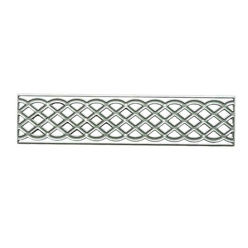 Exquisite Sector Grid Stencil Decorative Scrapbooking Birthday Card DieTemplate