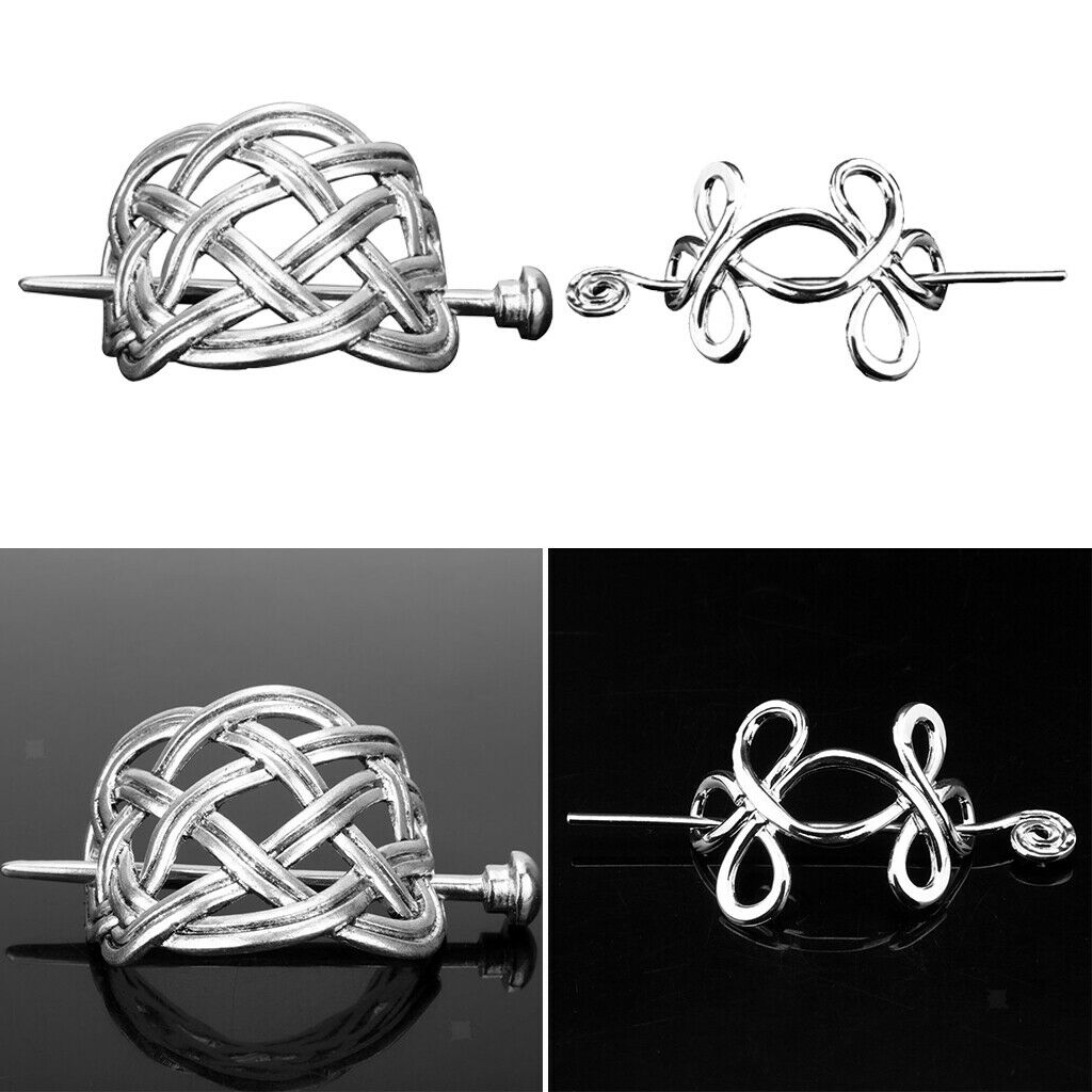 Viking Celtic Hair Clip Hairpin-Viking Hair Stick Women Hair Accessory Clip
