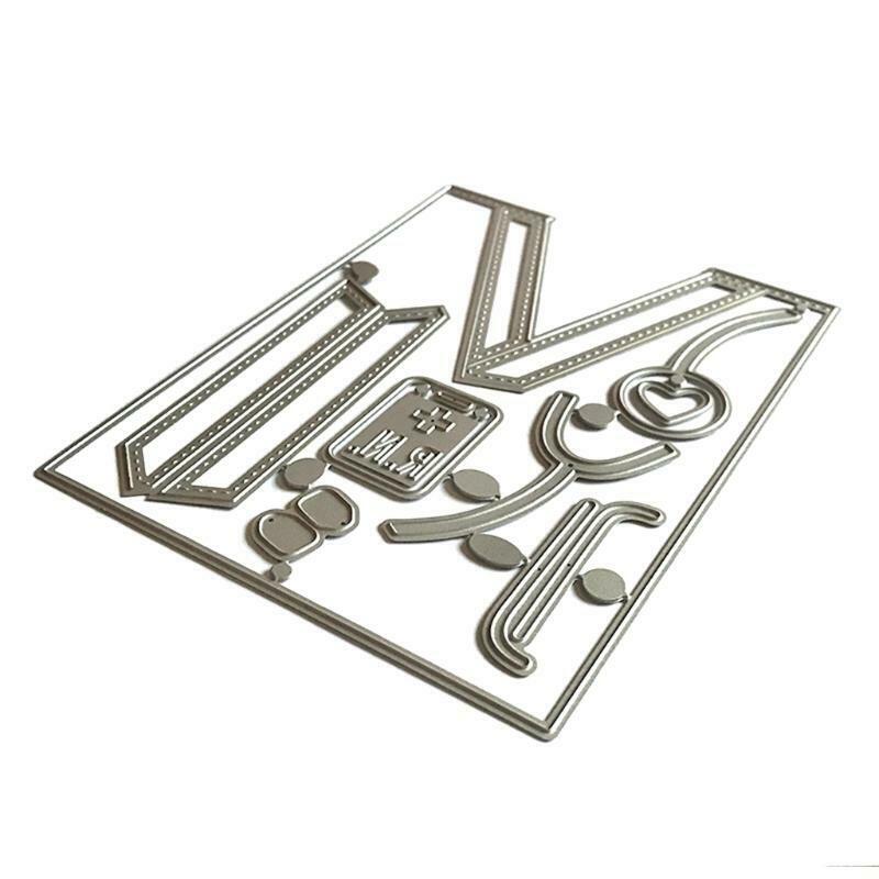 Nurse Clothes Card Making Embossing Stencil DIY Printing Carbon Steel Mould