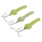 3 Pieces 3.5cm Artificial Bionics Metal Sequins Fishing Lure Bait Hook 5g