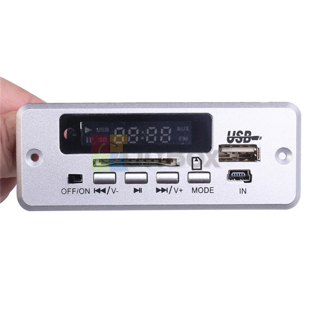 5V Mini MP3 Decoding Board Bluetooth Call WAV Module U-Disk& TF Card& Amplifier