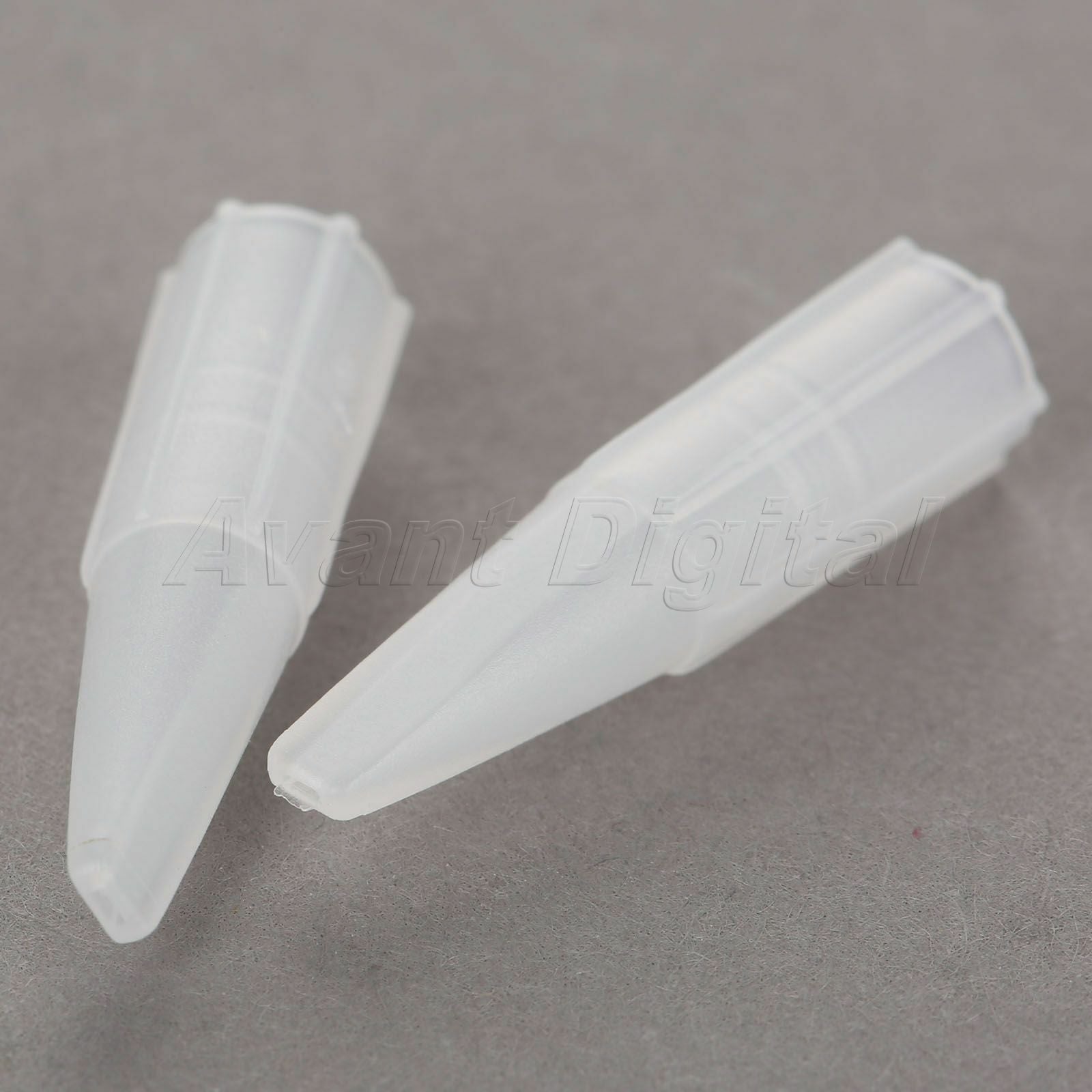 50pcs Convenient Pro Tattoo Needle Nozzle Tips Flat Mouth 3F Eyebrow Tattoo Tube