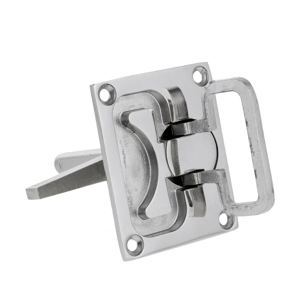81 x 68mm 316 Stainless Steel Marine Boat Hatch Turning Lock Lift Handle