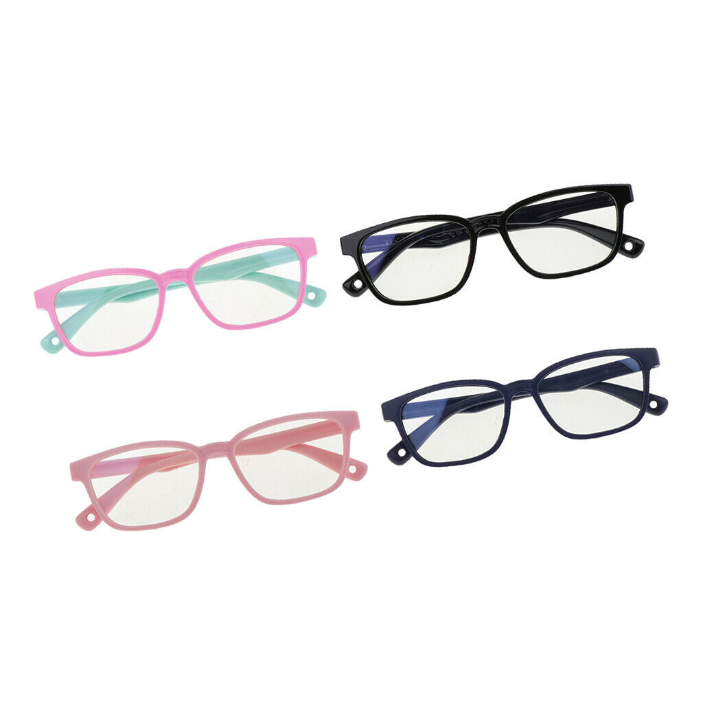 4 pieces Kids Eyeglasses Anti Blue Light Children Computer Glasses Eyewear
