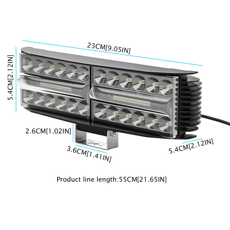 1pc Off-road Car Motorcycle 24 Lamp Beads Led Work Light Lighting Lamp Spotlight