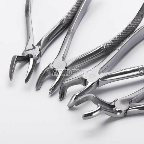10 Models Dental Surgical Extraction Tooth Extracting Forceps Non-slip Forceps