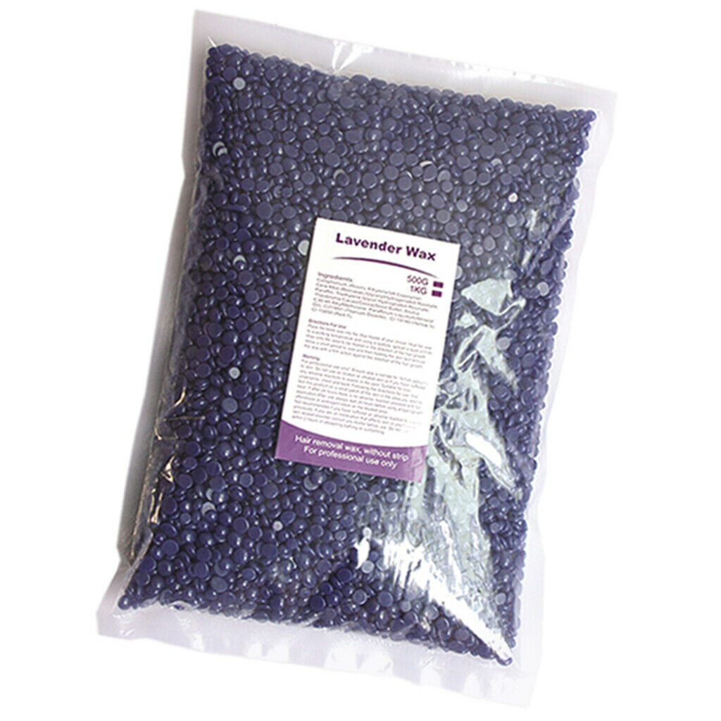 Hard Wax Beans Hair Removal Depilatory Arm Back Bikini Legs Waxing Lavender