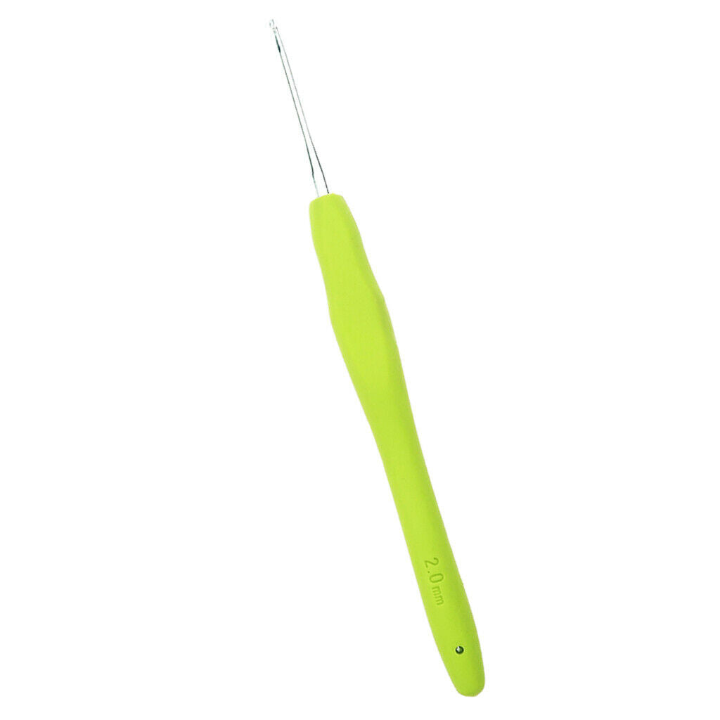 3Pcs Aluminum Crochet Hooks Set Assorted Size 2.0mm 2.5mm 3.0mm
