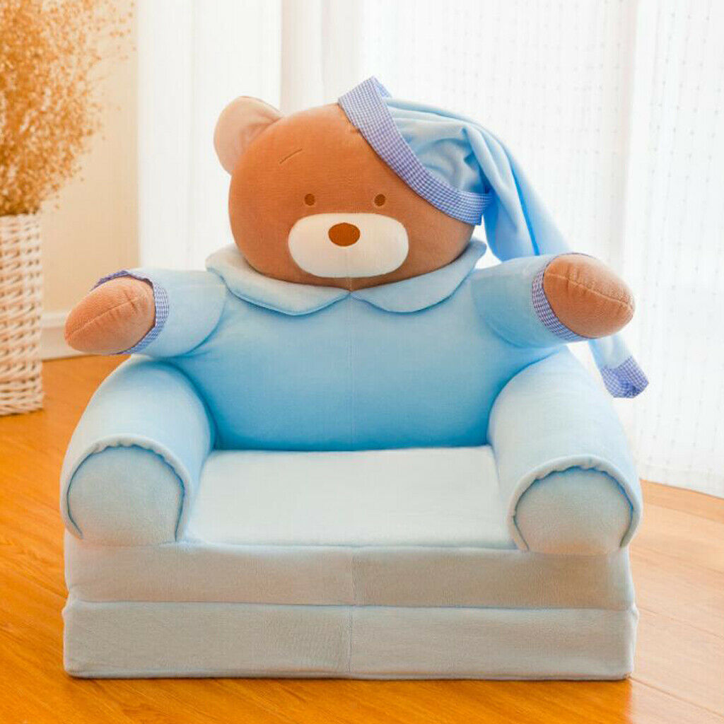 Folding sofa for children. Children's chair. Cartoon baby bed