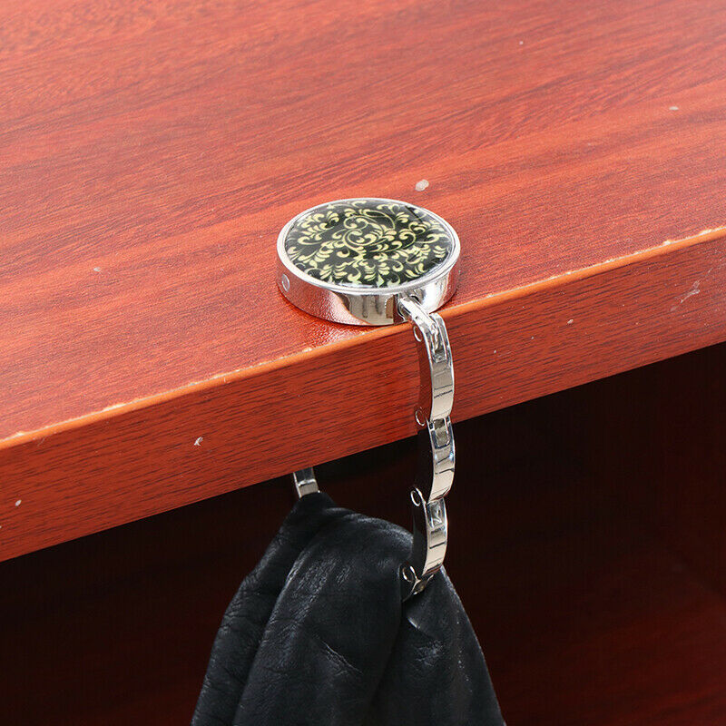 Women Bag Hook Portable Handbag Purse Holder Folding Round Table Tote Hol JYDFA