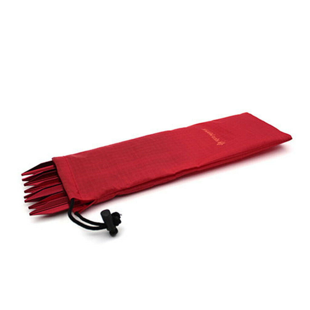 Multifunction Durable Tent Ground Nails Storage Pouch Case Hand Carry Drawstring