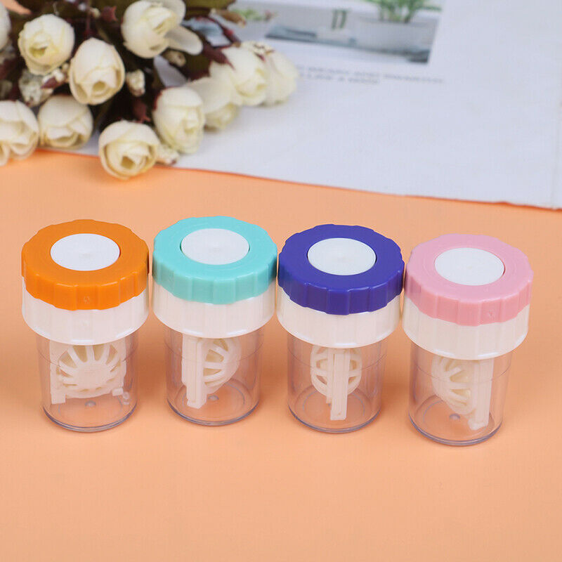 1Pc Portable Contact Lens Cleaner Case Box Manual Rotation Washer Cleanin.l8