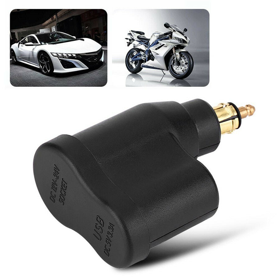 Waterproof Motorcycle Dual USB Port 3.3A Charger Adapter For BMW