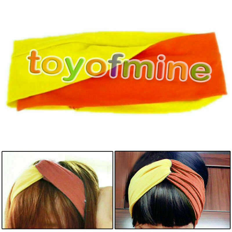 Korean style hair accessories candy-colored ribbon cross-section headband
