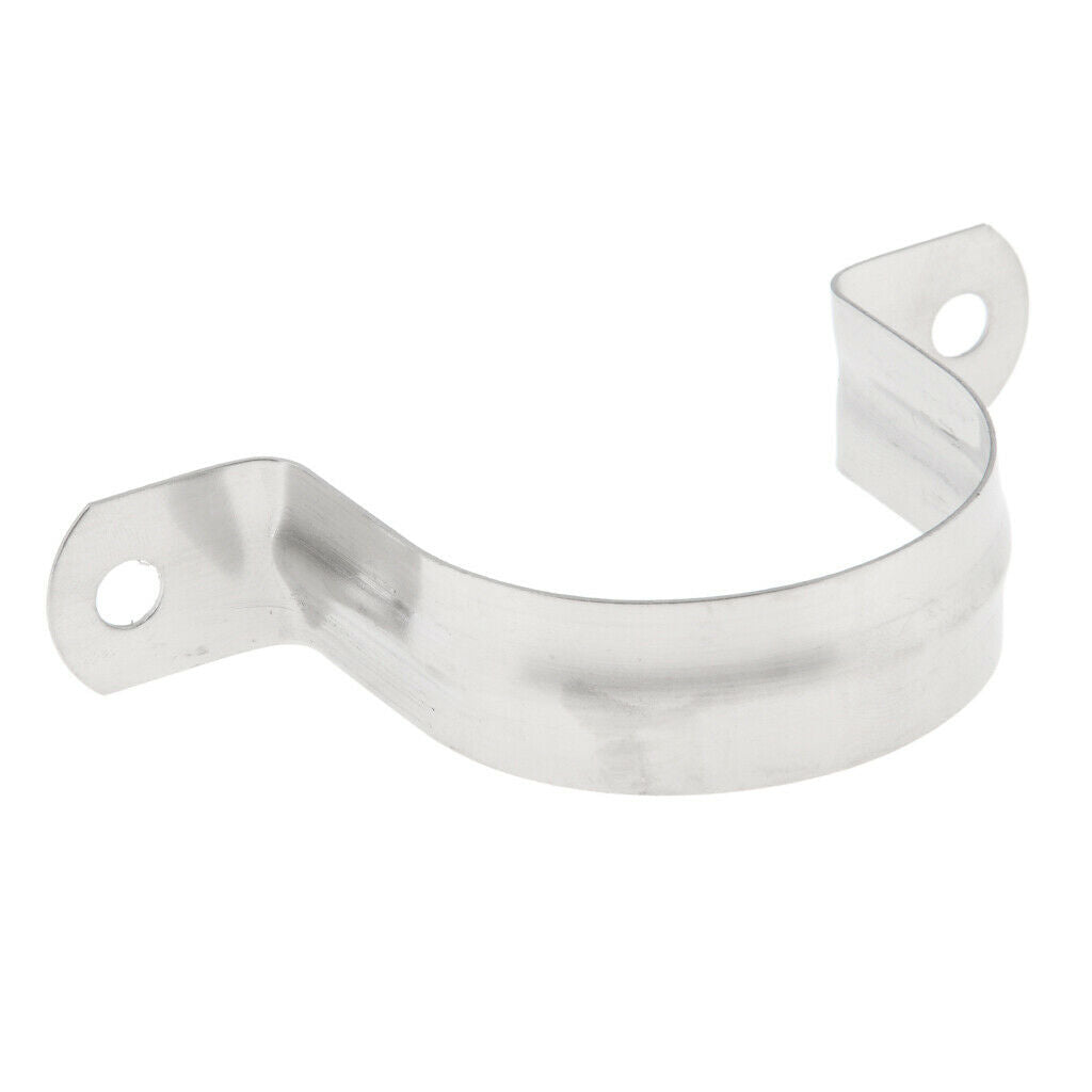 2 pieces Stainless Steel Saddle Clip Clamp Stormwater Pipe Downpipe 50+120mm