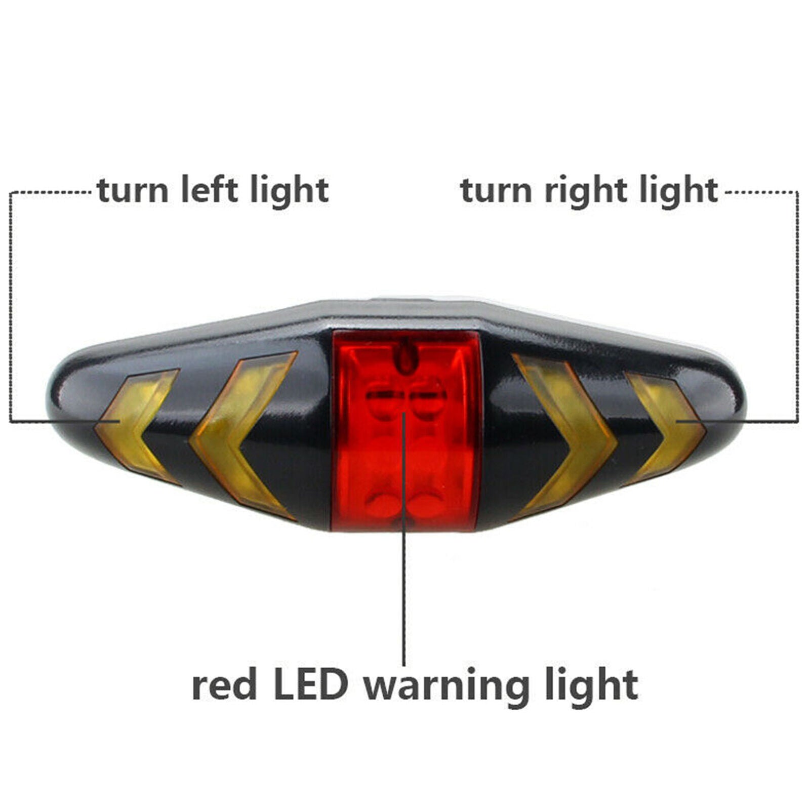 Bicycle Wireless Rear Lamp Remote Control Taillight Bike Turn Signal LED Light