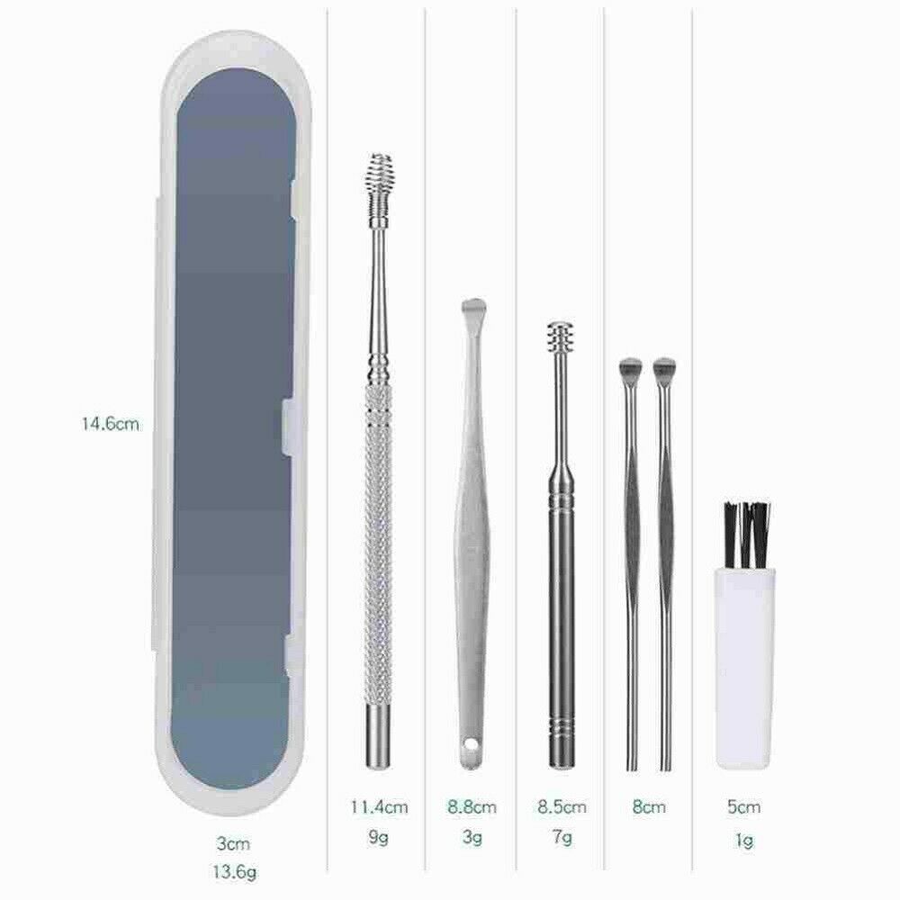 Innovative Spring Ear Wax Cleaner Tools 6PCS/Set