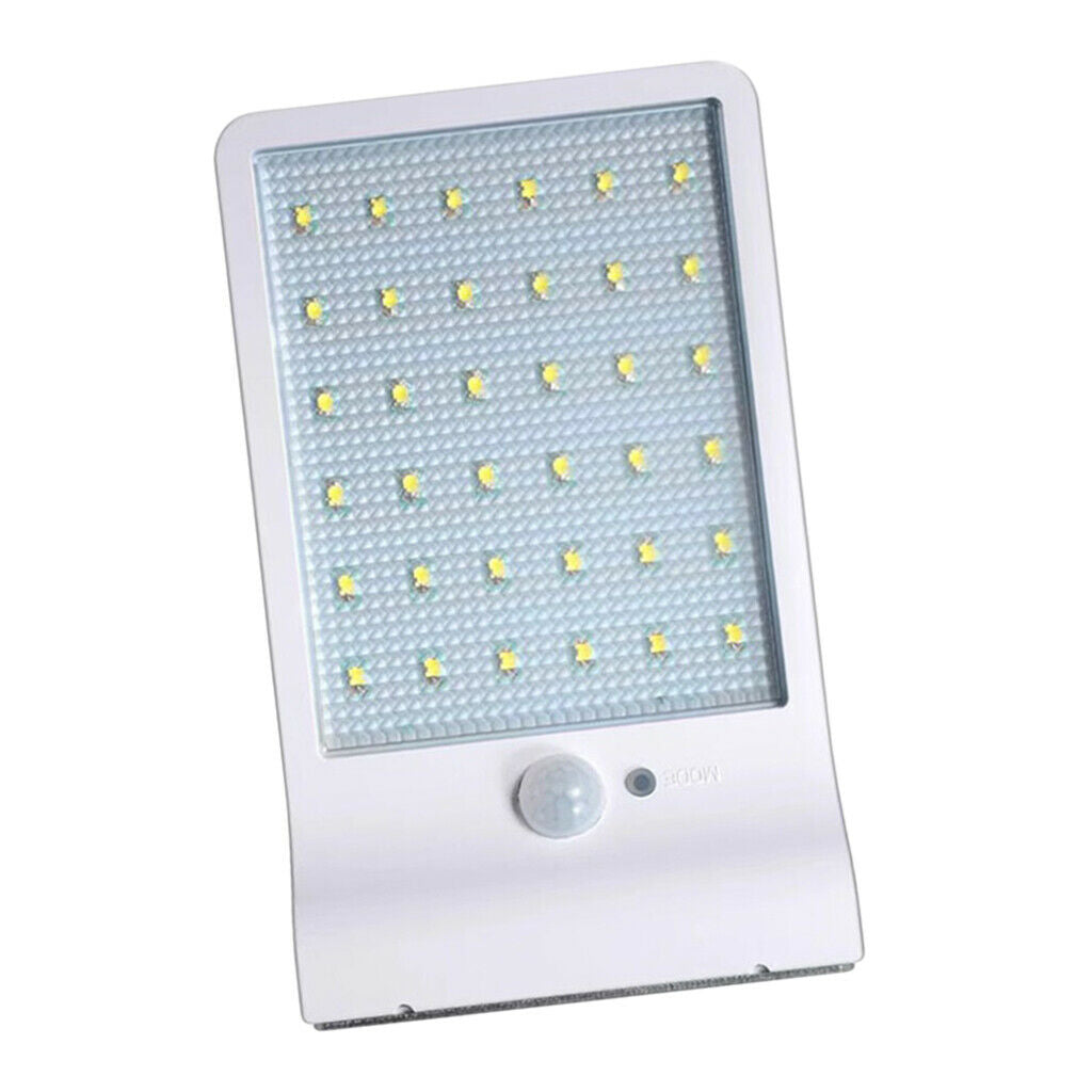 3W Solar 36 LED Sensor Pathday Light Outdoor Garden Lamp White