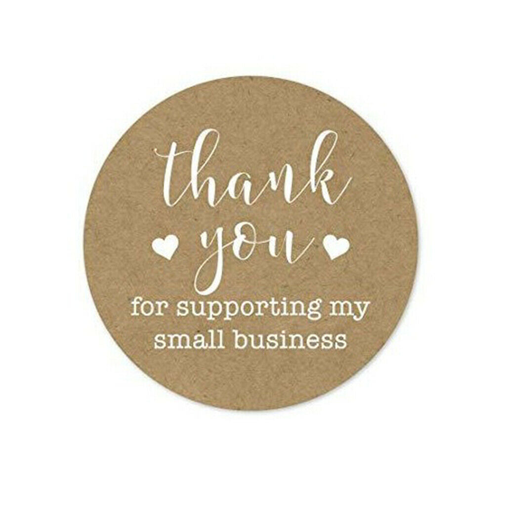Thank You for supporting my small business Stickers 0.98 Inch Roll Round