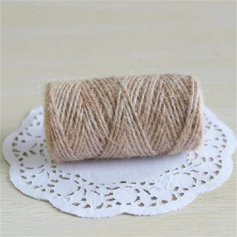 33M Christmas Hemp Rope Cord Marline for Wedding Favors Candy Boxes DIY D.l8