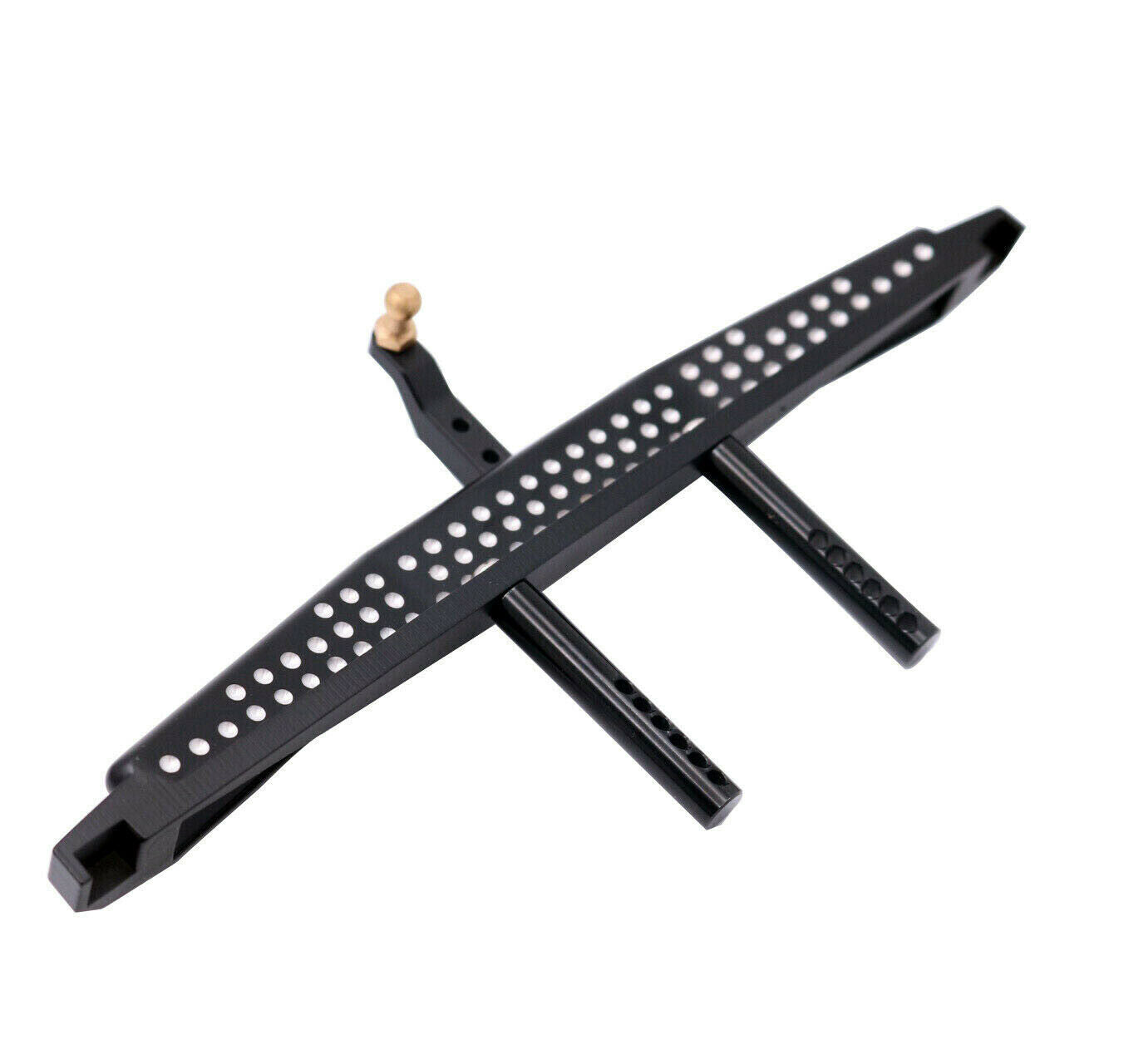 Black 1/10 Scale Alloy Rear Bumper for RCing TRX-4 Axial SCX10 II AX90046