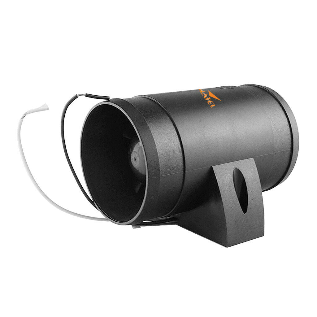 DC12V 3" Marine Sailing Cabin Air Blower 145CFM Quiet Boat Cool Fan Black