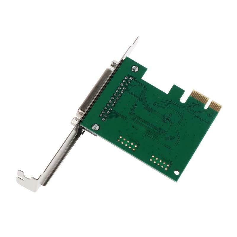 Parallel Port DB25 25Pin LPT Printer to PCI-E Express Card Converter Adapter 1pc