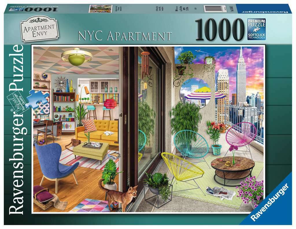16545 Ravensburger NYC Apartment Vision Jigsaw Puzzle 1000 Pieces Age 12 Years+