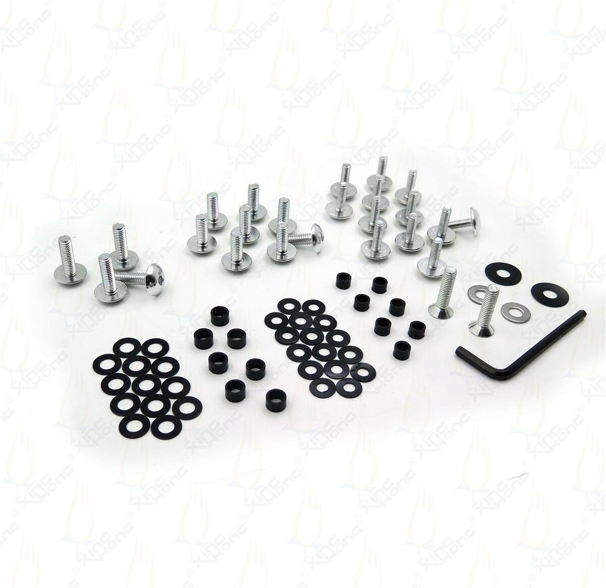 Complete Spike Stainless Steel Fairing Bolt For 03-04 SUZUKI GSXR1000 GSX-R 1000