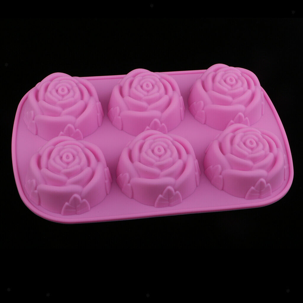 Wedding Flower Rose Silicone Mould Fondant Cake Topper  Mold Tool