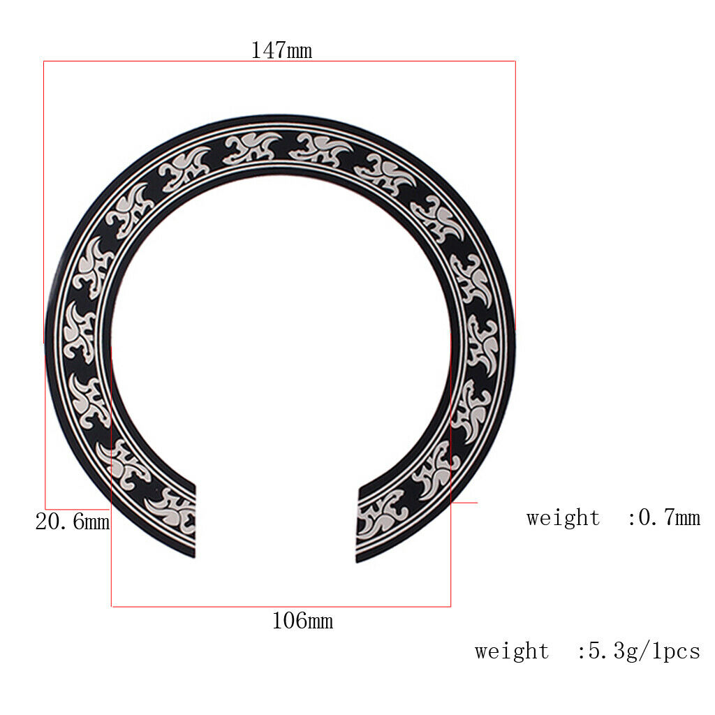 Guitar Soundhole Rosette Inlay for Acoustic Guitar Replacement DIY Decoration