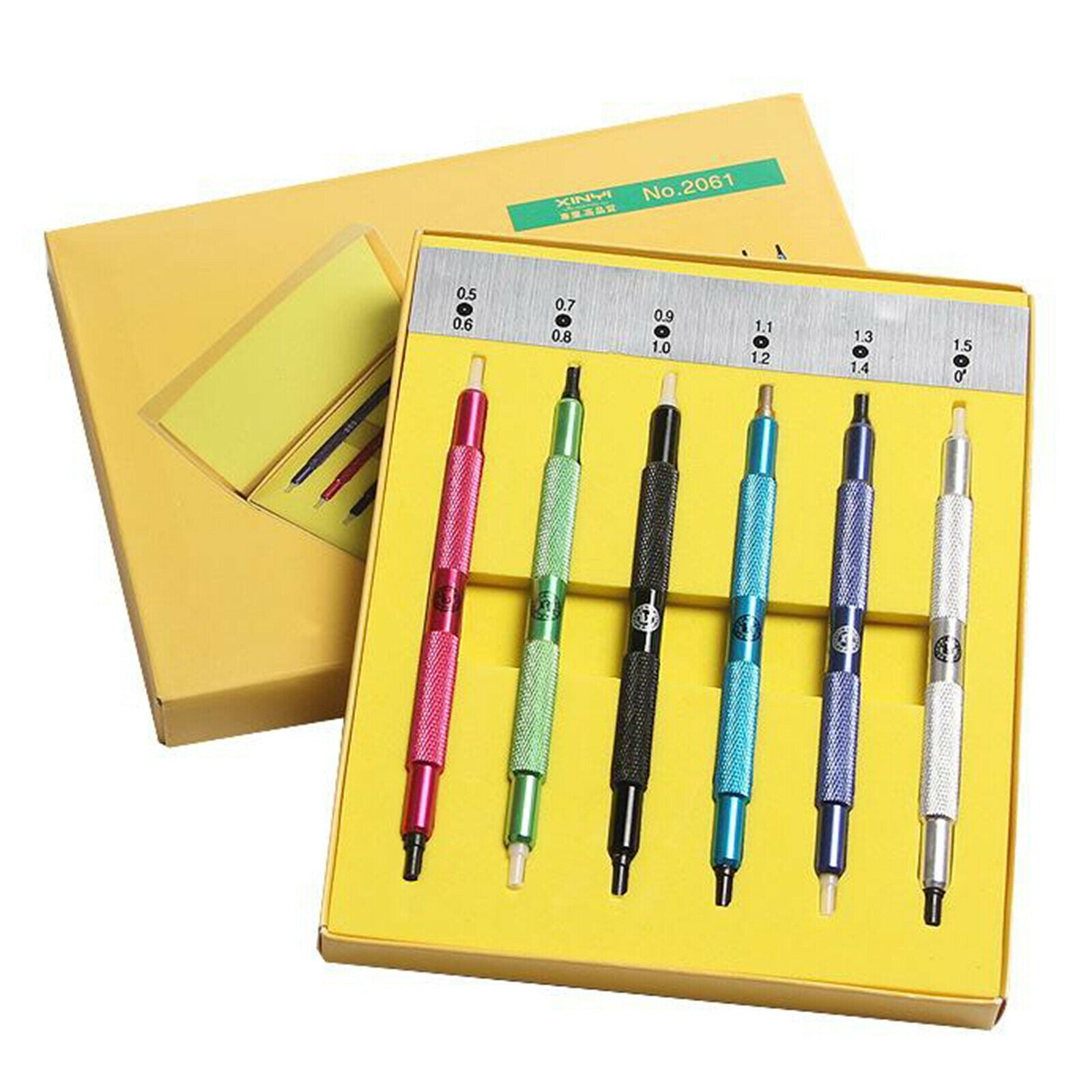 6Pcs Watch Hand Presser Fitting Watchmakers Repair Hands Fitting Press Tool