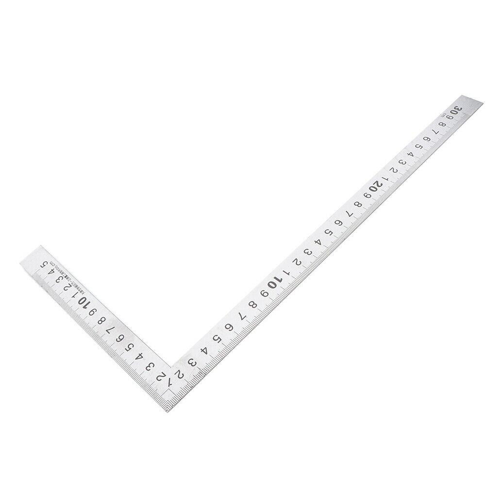 Heavy Duty Steel L-Square Angle Ruler 90Â° Degree Ruler for Dressmaking/