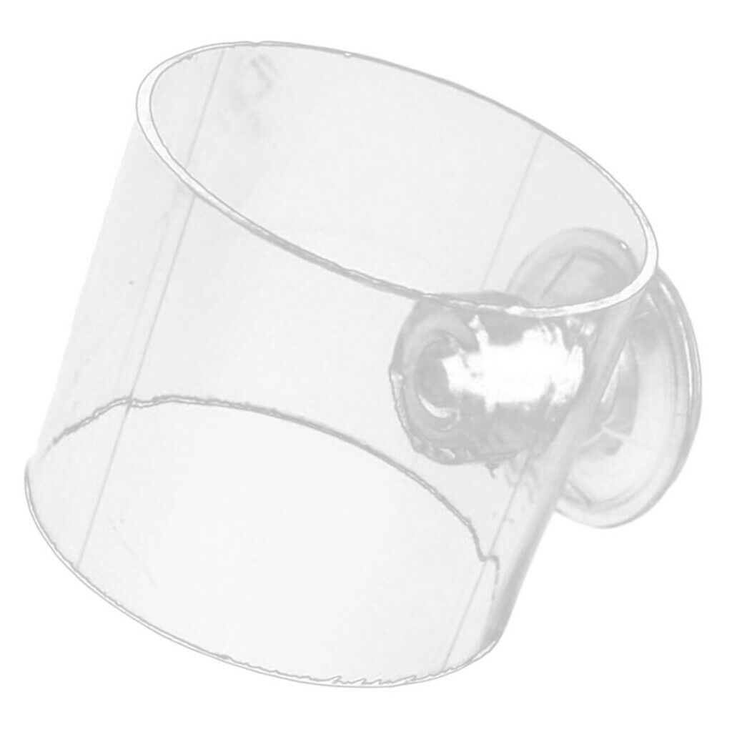 Round Shape  Feeding Ring Aquarium  Tank Food Feeder with Suction L