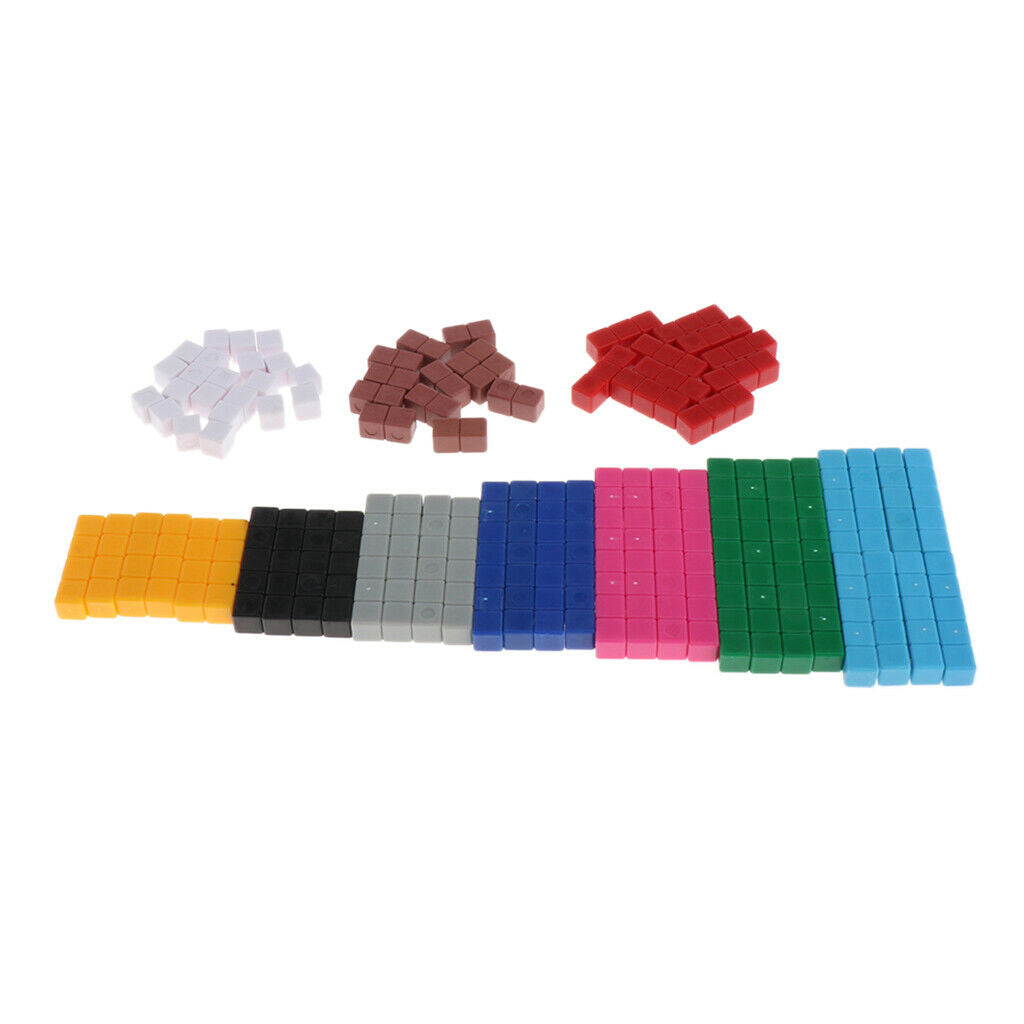 Lots 1 Early Mathematical Cognitive Numeral Colored Building Cute Kids Baby