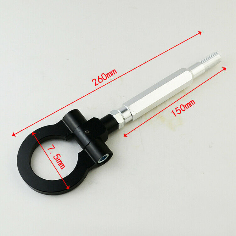 Portable Car Racing Screw Aluminum Tow Towing Hook For  STI Golden Hot