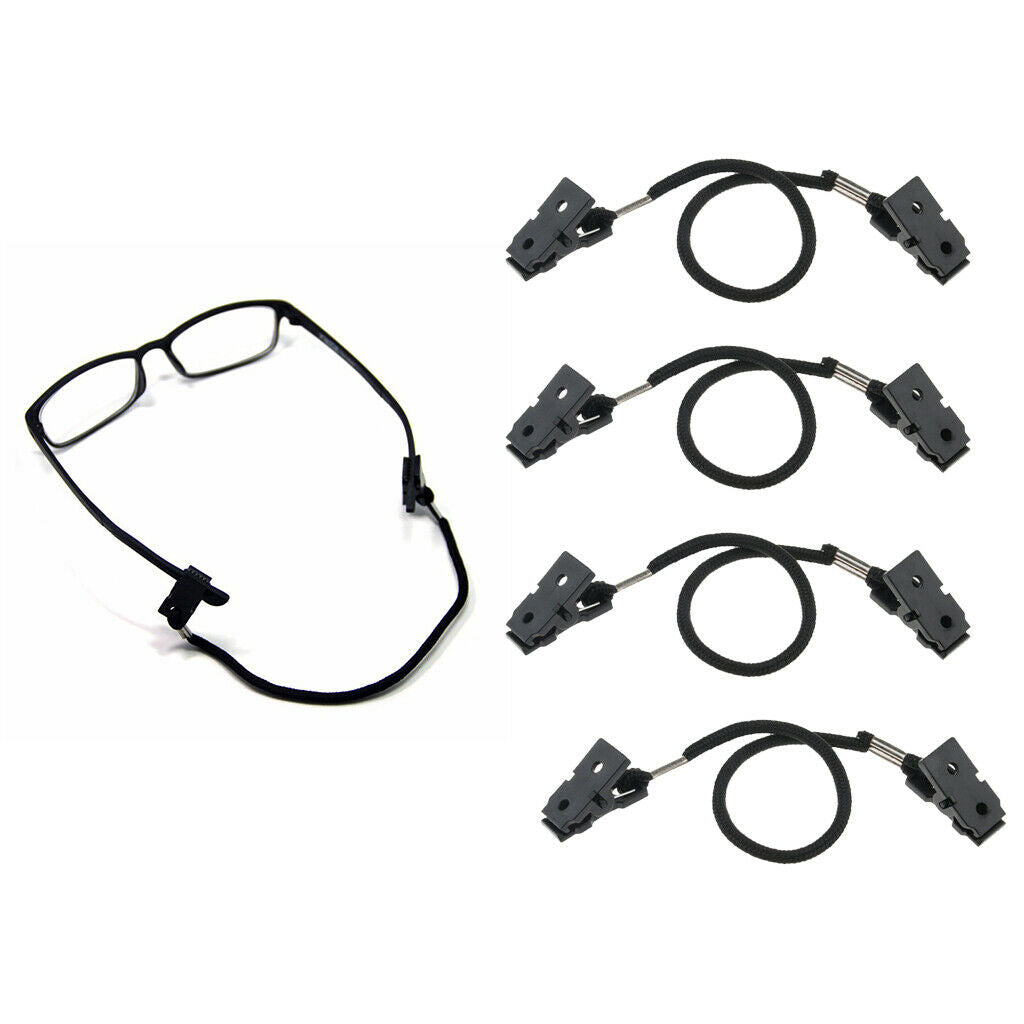 5pcs Hat Retainer Clip   Eyewear Retainer Strap Hat Holder Cord Cycling
