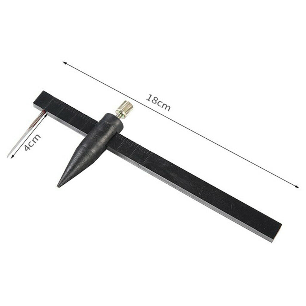 Wooden Pottery Compass Circle Cutter Vernier Caliper Measuring Cutting Paper