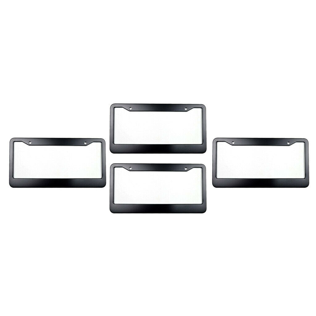 Replacement Metal Aluminium License Plate Frame Holder Blank Waterproof NEW