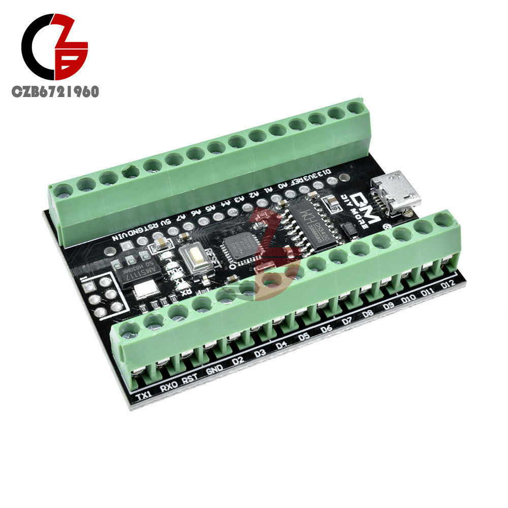 Atmega328P Nano3.0 CH340 USB Driver+Terminal Adapter Expansion Board 2 in 1
