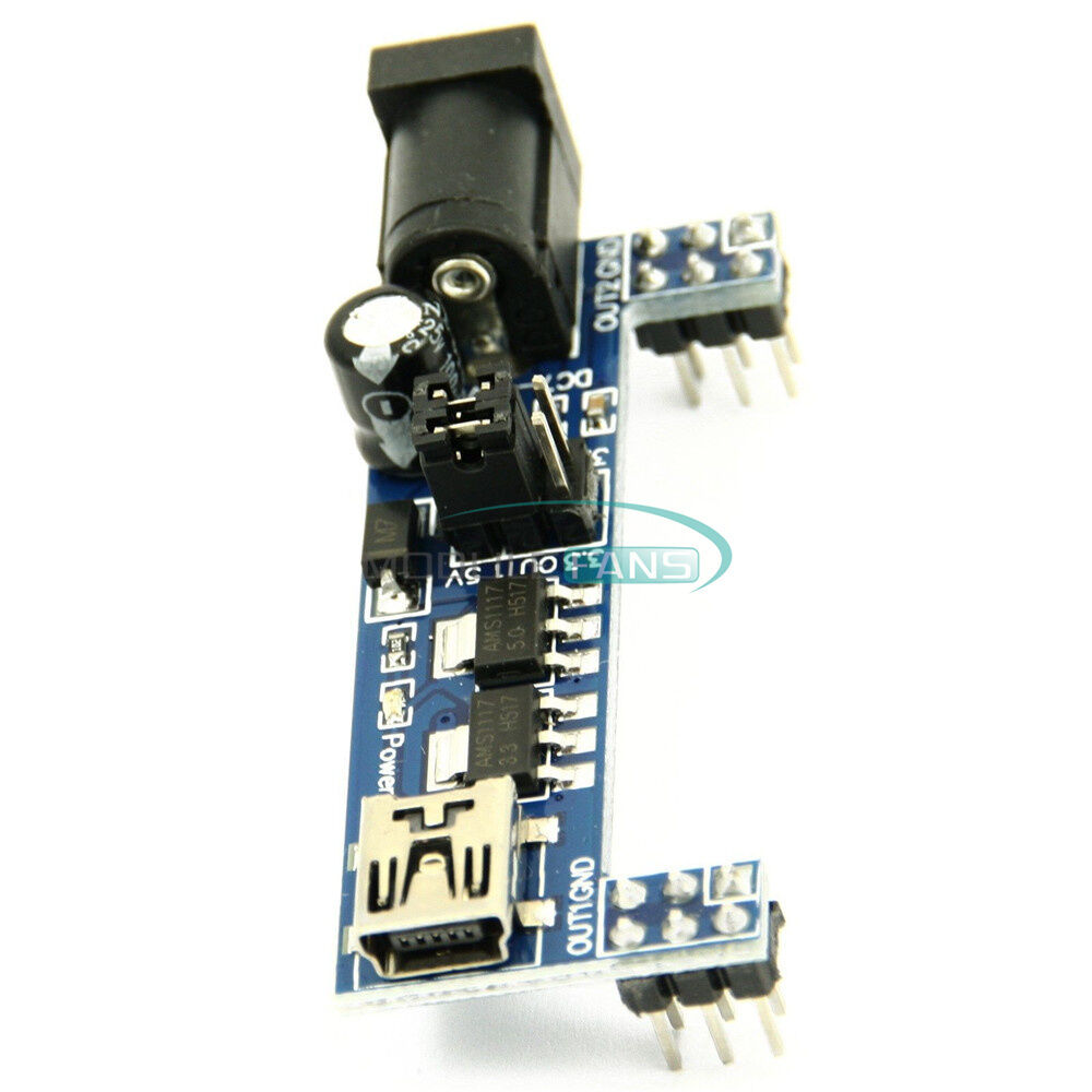 10PCS Mini USB MB102 Breadboard Power Supply Module 3.3V 5V F Solderless Arduino