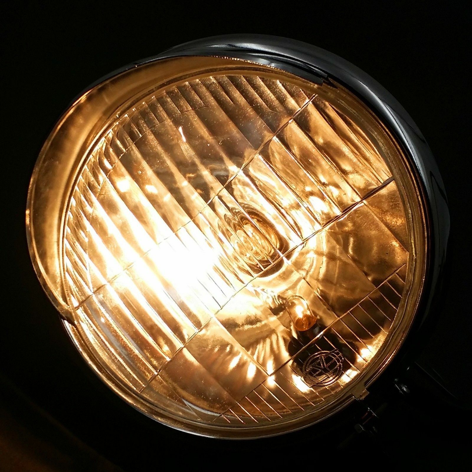 Chrome motorbike Headlight Head Lamp VT VTX VN Boulevard XV Cafe Racer Cruiser