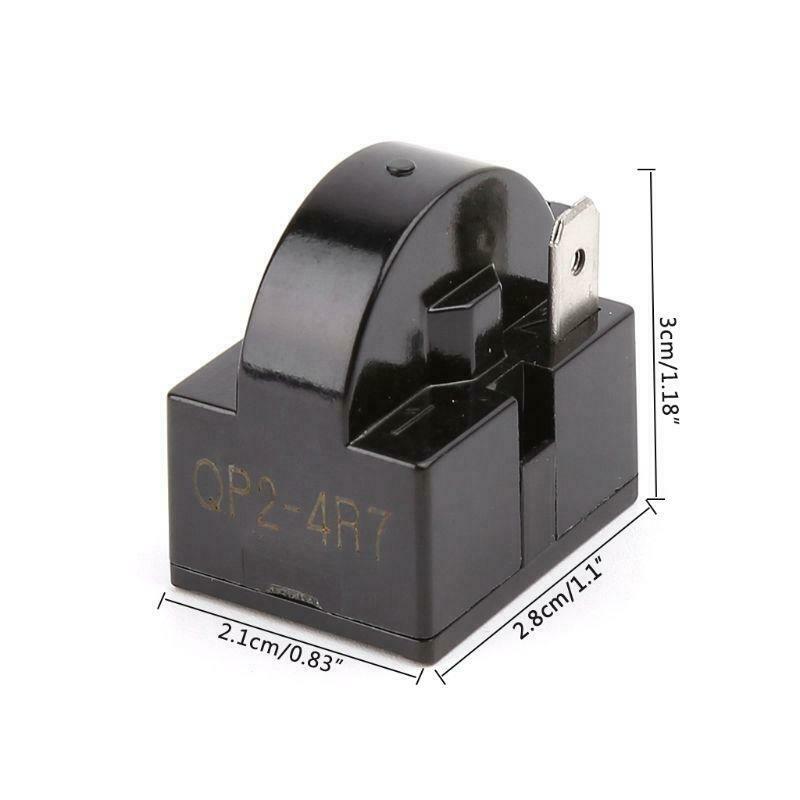 QP2-4.7 Start Relay QP2-4R7 4.7Î© 1 Pin Refrigerator PTC Starter for Compressor