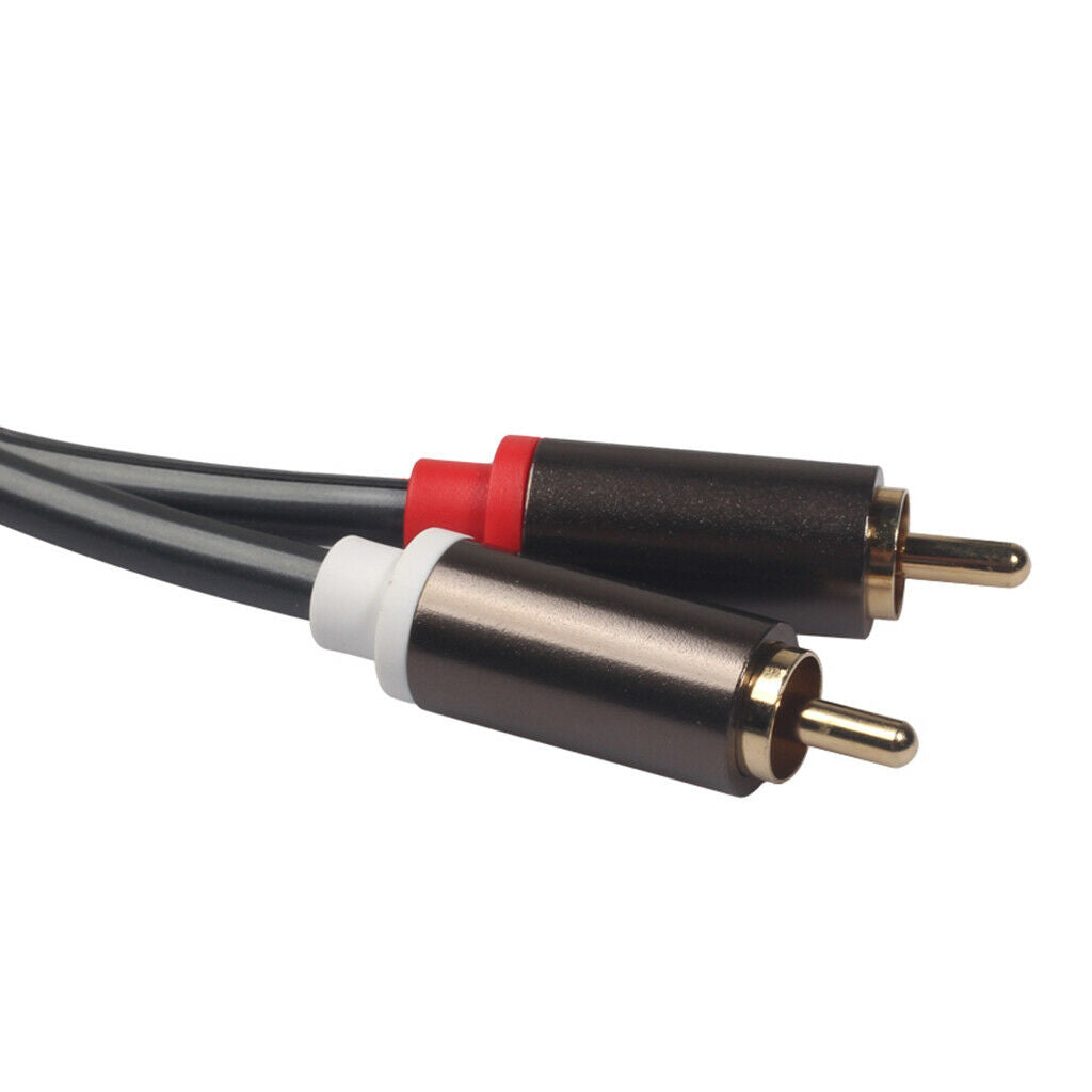 Dual RCA to Dual XLR Stereo Y-Cable Splitter Cord Compatible for Multimedia